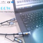 شارژر گوشی اپل ۶۰ وات با کابل ۶ کاره - تصویر 2