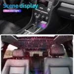 شارژر فندکی 4 کاره فست شارژ 66 واتی با نور کهکشانی مدل B1 - تصویر 5