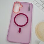 قاب گوشی Galaxy A36 / A56 سامسونگ Syndee مات مگ سیف Magsafe اورجینال لنز برجسته سرخابی - تصویر 2