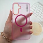 قاب گوشی Galaxy A36 / A56 سامسونگ Syndee مات مگ سیف Magsafe اورجینال لنز برجسته سرخابی