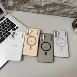 قاب اورجینال Syndee پشت مات MagSafe مدل Samsung Galaxy A56 – نارنجی (پک دار) - تصویر 3