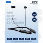 هندزفری گردنی بلوتوثی Oteeto Earphones OSP3–مشکی - تصویر 2