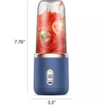 شیکر شارژی دوقلو ۴۰۰ میلی لیتر چند کاره - تصویر 2