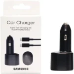 شارژر فندکی سامسونگ دو پورت 45 و 15 وات همراه کابل دوسر تایپ سی - تصویر 2