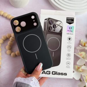 قاب تبدیل آیفون به آیفون 17  برای 13 نرمال  از برند AG Glass مشکی
