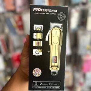 ماشین اصلاح حرفه‌ای LT-898 ذشارژی با نمایشگر LED و تیغه T شکل