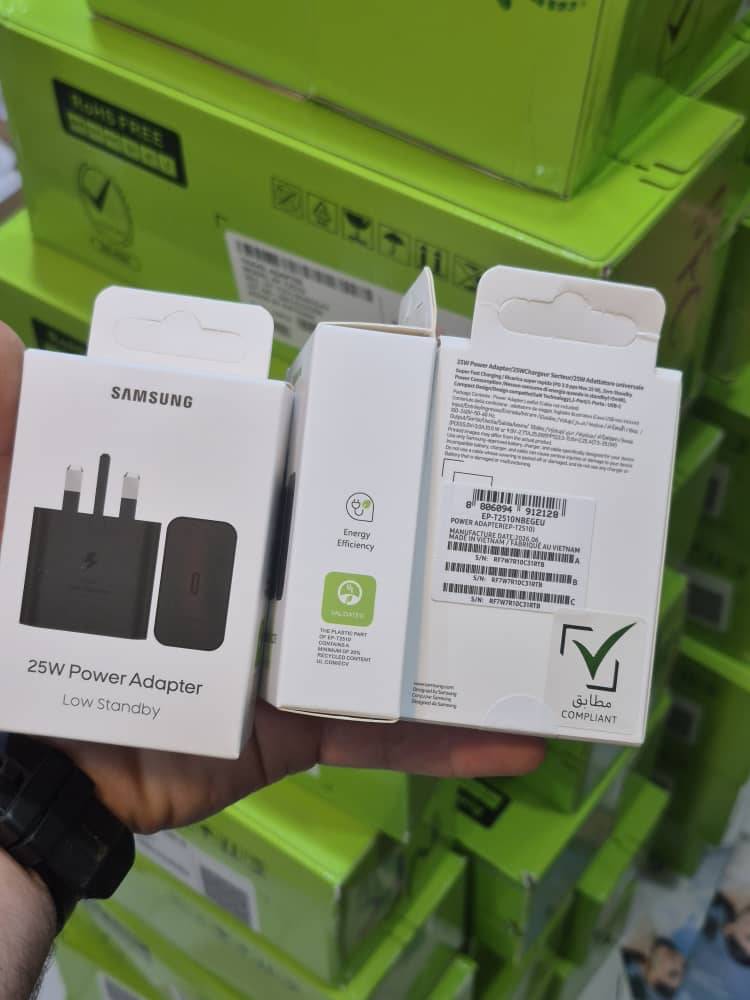 آداپتور شارژر 25 وات سامسونگ مدل EP-T2510 (NEW) | شارژ سریع USB-C PD - ✔ ورژن اصلی با ضمانت 7 روزه سلامت کالا 🚚 ارسال فوری