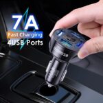 شارژر فندکی 4 پورت 35 وات مدل TE-094 - تصویر 3