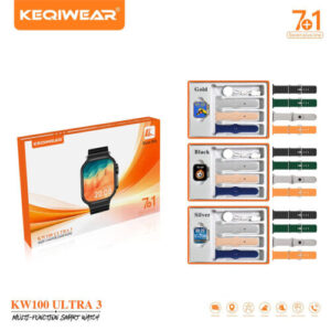 ساعت هوشمند KW100 Ultra 3؛ ترکیبی از طراحی جذاب و امکانات کاربردی